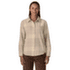 Chemises a manches longues Patagonia FJORD FLANNEL SHIRT Women Snow Owl: Rutabaga White