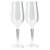 Ensemble GSI Nesting Champagne Flute Set