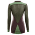 T-shirt a manches longues Aclima WoolNet Hiking Crew Neck Women Fudge / Dill / Olive Night