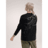 T-shirt a manches longues Arcteryx Kragg Cotton Bird Crew LS Women Lt Moondrop
