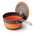 Casserole Sea to Summit Frontier UL Collapsible Pot - 1L Puffins Bill Orange