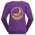 T-shirt a manches longues La Sportiva Climbing on the Moon Sweatshirt Women Viola/Giallo