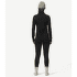 T-shirt a manches longues Devold Duo Active Zip Neck Women 951 BLACK