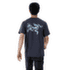 T-shirt a manches courtes Arcteryx Kragg SL Cotton Blurred Bird SS Men Black Sapphire
