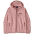 RETRO PILE HOODY Women Fuzzy Mauve