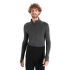 Pull (fermeture 3/4) Icebreaker 260 ZoneKnit LS Half Zip Men JET HTHR/BLACK/METRO HTHR/CB