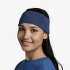Bandeau Buff MERINO WIDE HEADBAND SOLID SOLID NIGHT BLUE