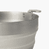 Casserole Sea to Summit Detour Stainless Steel Collapsible Pot - 5L Moonstruck Grey