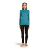 T-shirt a manches longues Icebreaker Merino 200 Oasis LS Half Zip Women Black