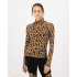 T-shirt a manches longues Mons Royale Cascade Merino Base Layer Mock Neck Long Sleeve Women Purple Bolt