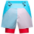 Shorts La Sportiva FLOW 5" SHORT Women Malibu Blue/Hibiscus