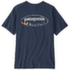 T-shirt a manches courtes Patagonia ’95 Oval Logo T-Shirt Men New Navy: Kaleido