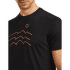T-shirt a manches courtes Icebreaker Merino Blend 125 Cool-Lite Sphere SS Tee Across the Peaks Men BLACK