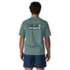T-shirt a manches courtes Patagonia Cap Cool Daily Shirt  - Boardshort Logo Men Blue Sage - Light Blue Sage X-Dye