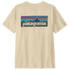 P-6 Logo T-Shirt Men Undyed Natural