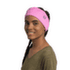 Bandeau Buff Lightweight Merino Wool Headband SOLID FLUOR FUCHSIA