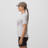 T-shirt a manches courtes Fjällräven HOJA LUGNT WOOL T-SHIRT WOMEN Lavender Mist