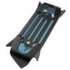 ND Blue Ice Harfang Steel Middle Rail Black
