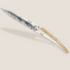 Couteau Deejo Tattoo Mirror olive wood Bees