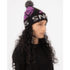 Casquettes Mons Royale Mtn Pixel Merino Pom Pom Beanie Black / White