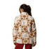 Sweat-shirt Columbia West Bend Print Full Zip II Women Teak Brown, Cozy Quilt 235