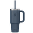 24 OZ TRAVEL TUMBLER CLEAR LID Harbor Blue