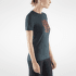 T-shirt a manches courtes Fjällräven Abisko Wool Fox SS Women Lavender Mist- Dark Navy