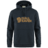 Fjällräven Logo Hoodie Men Dark Navy