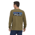 T-shirt a manches longues Patagonia Long-Sleeved P-6 Logo Responsibili-Tee Men Black