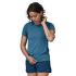 T-shirt a manches courtes Patagonia Cap Cool Daily Graphic Shirt Waters Women Swelldrifter: Abundant Blue X-Dye