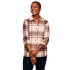 Chemises a manches longues Black Diamond Project Flannel Women Chalk Pink-Walnut Plaid