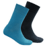 Daily Merino Medium Sock 2pk Kid 313A MOON MIX