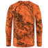 T-shirt a manches longues Fjällräven Värmland Wool LS Men Orange Multi Camo