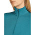 T-shirt a manches longues Icebreaker Merino 200 Oasis LS Half Zip Women Black