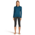 T-shirt a manches longues Icebreaker Merino 260 Tech LS Half Zip Women Black