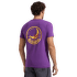 T-shirt a manches courtes La Sportiva Climbing on the Moon T-Shirt Men Viola/Giallo
