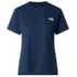 Flex Geo Embossed Short Sleeve Reg T-Shirt Women SUMMIT NAVY