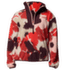 Sequoia Grove Printed Half Zip Women Washed Red, Ikatbloom 643