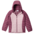 Powder Lite™ II Hooded Jacket Girls Mineral Pink, Antique Mauve 618