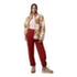 Sweat-shirt Columbia West Bend Print Full Zip II Women Teak Brown, Cozy Quilt 235