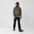 Chemises a manches longues Fjällräven Singi Heavy Flannel Shirt Men Dark Navy-Buckwheat Brown