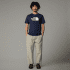 T-shirt a manches courtes The North Face EASY TEE S/S Men EF1 TNF BLUE/TNF BLACK