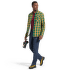 Chemises a manches longues La Sportiva RAMBLER LINED FLANNEL SHIRT MEN Onyx/Chalk