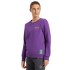 T-shirt a manches longues La Sportiva Climbing on the Moon Sweatshirt Women Viola/Giallo