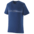 Capilene® Cool Merino Graphic Shirt Men Strata Stripe: Clement Blue