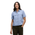 Chemises a manches courtes Black Diamond Scenic Route SS Shirt Women Moonstone-Chalk
