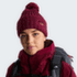 Casquettes The North Face COZY CHUNKY CABIN BEANIE 007 BURGUNDY CRUSH/UTILITY BROWN