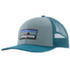 P-6 Logo Trucker Hat Blue Sage
