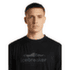 T-shirt a manches courtes Icebreaker Merino 150 Tech Lite SS Relaxed Tee icebreaker Heritage Men BLACK