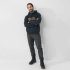Sweat-shirt Fjällräven Fjällräven Logo Hoodie Men Dark Navy
